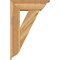 Ekena Millwork Traditional Traditional Rough Sawn Bracket w/ Offset Brace, Western Red Cedar, 8"W x 24"D x 36"H BKT0806X24X36TRA01RWR - alternate 3